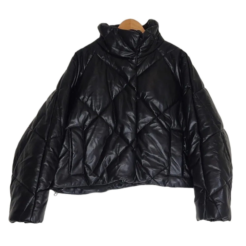 Stand Studio Aina Jacket Down Filled Black Size 40 Womens